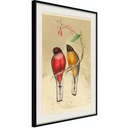 Arkiio Affisch Birds Twig [Poster] 20x30 Poster